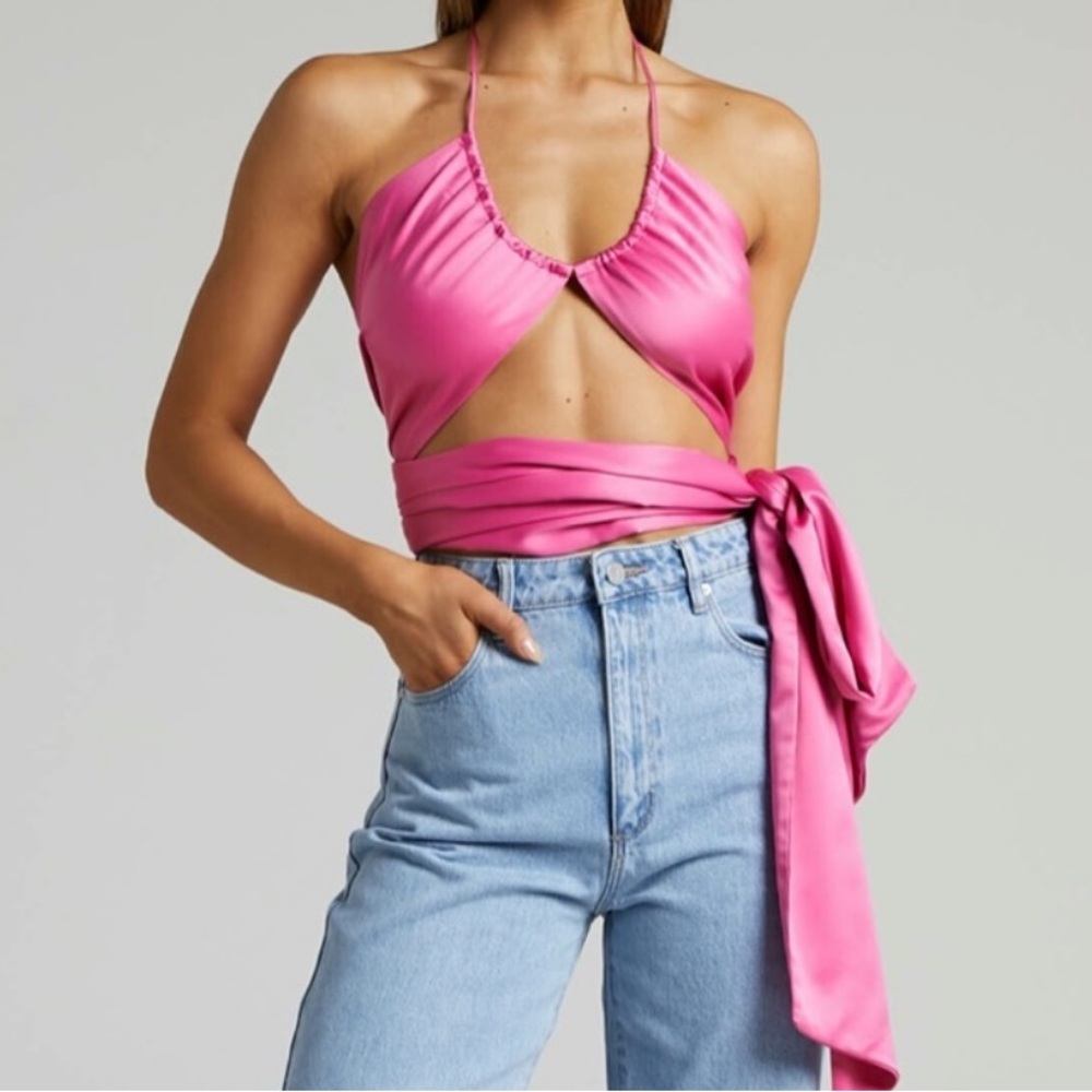 SHOWPO SILKY HALTER